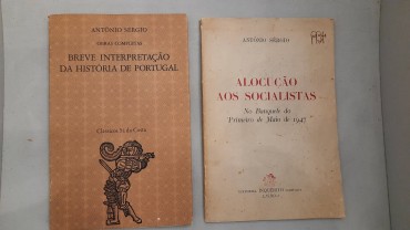 Dois livros de António Sérgio