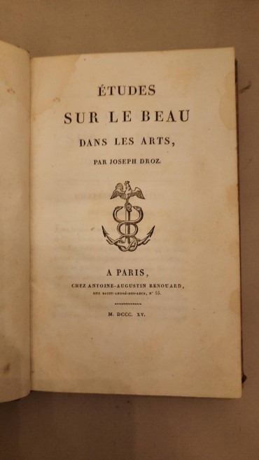 Études Sur Le Beau Dans les Arts