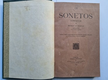 OS SONETOS COMPLETOS DE ANTERO QUENTAL 