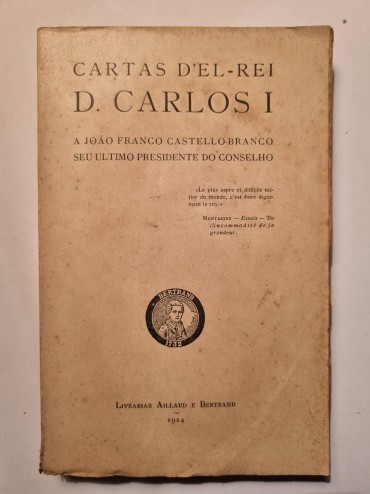 CARTAS D`EL – REI D. CARLOS I 