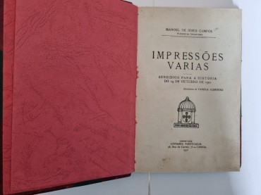 SUBSIDIOS PARA A HISTÓRIA DO 19 DE OUTUBRO DE 1921