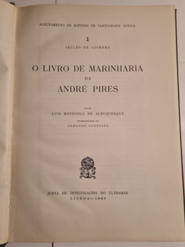 O LIVRO DE MARINHARIA DE ANDRÉ PIRES 