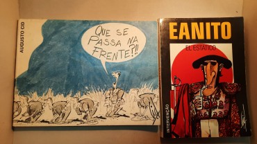 Dois livros de Cartoons do “Augusto Cid”	