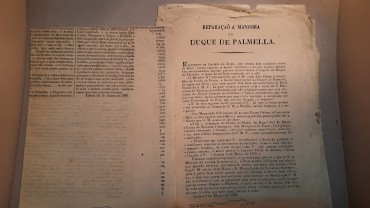Edital de Reparação à Manobra do Duque de Palmela	