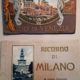 Duas Cadernetas antigas com Recordações de cidades Italianas