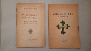 Dois Livros “Antes da Batalha” e” Patologia do Patriotismo
