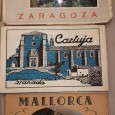 Doze Cadernetas de Postais antigos  de vários locais de Espanha