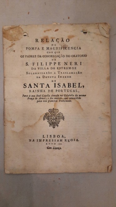 Edital “Devota Imagem de Santa Isabel Rainha de Portugal