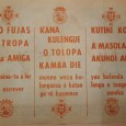 Panfleto de Propaganda Politica (em 3 línguas)