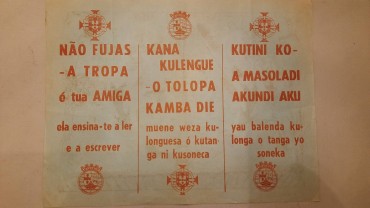 Panfleto de Propaganda Politica (em 3 línguas)