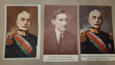 Recordação da Homenagem ao Presidente da Republica, General Carmona