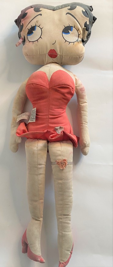 Betty Boop em pano fabricada em 1983