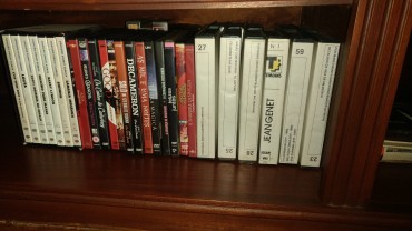 Lote de dvd's e cassestes