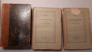 Três Livros «Obras do Visconde Almeida Garrett»	