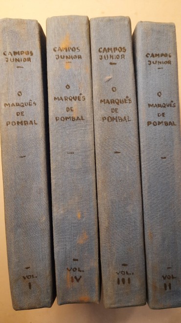 «O Marquês de Pomba» Romance Histórico em Quatro Volumes