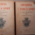 Cinco Volumes «Correspondência do 2º Visconde de Santarém»