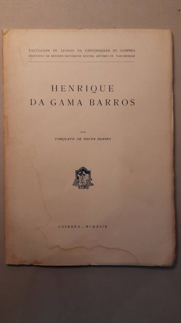 Homenagem a «Henrique da Gama Barros»