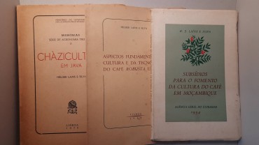 Três livros sobre Café e Chá