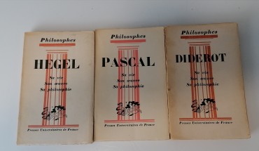 «Diderot», «Pascal» e «Hegel»