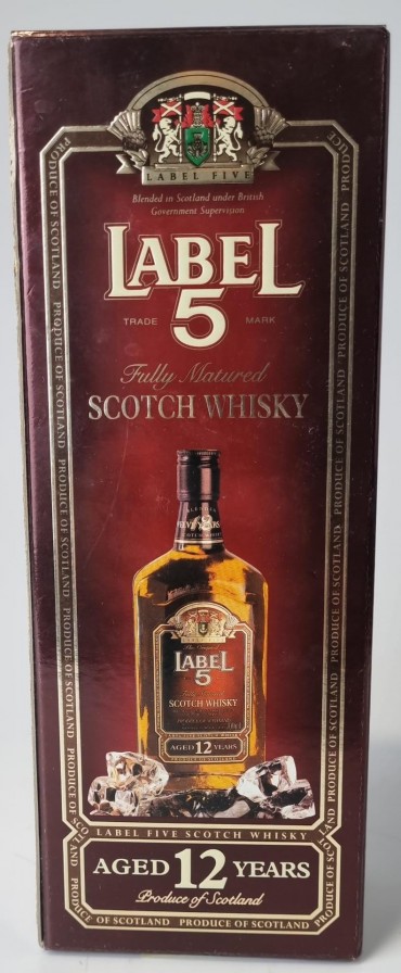 SCOTCH WHISKY LABEL 5