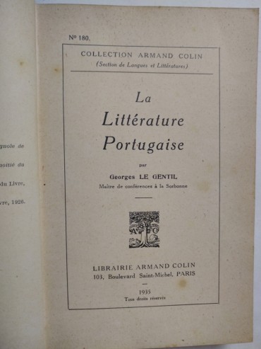LA LITÉRATURE PORTUGAISE