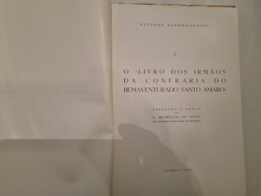 O “LIVRO DOS IRMÃOS DA CONFRARIA DO BEMAVENTURADO SANTO AMARO”