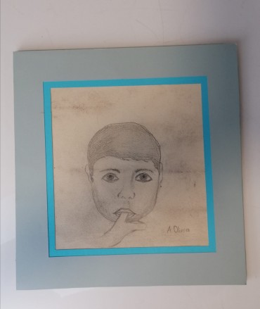 «Retrato de criança (estudo)» - A. OLIVEIRA (SÉC. XX) 