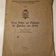 UMA FESTA NO PALÁCIO DE QUELUZ EM 1795