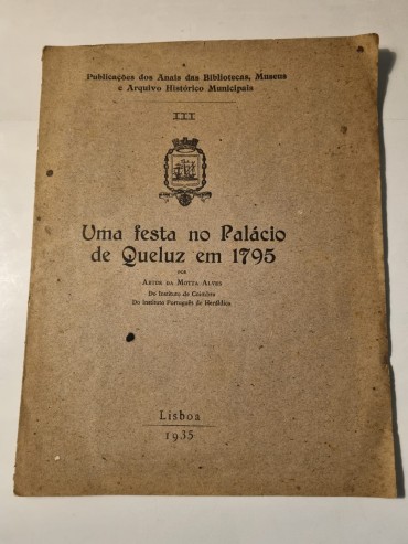UMA FESTA NO PALÁCIO DE QUELUZ EM 1795