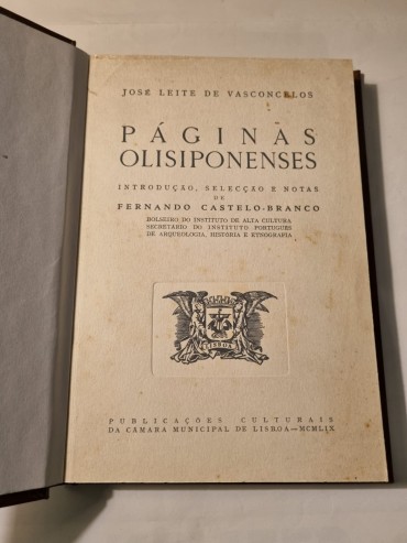 PÁGINAS OLISIPONENSES 