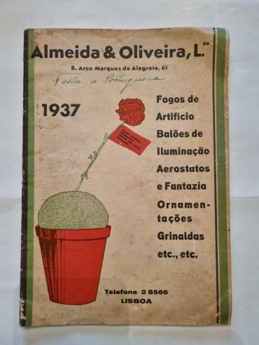 CATÁLOGO FOGOS DE ARTIFICIO BALÕES DE ILUMINAÇÃO 1937
