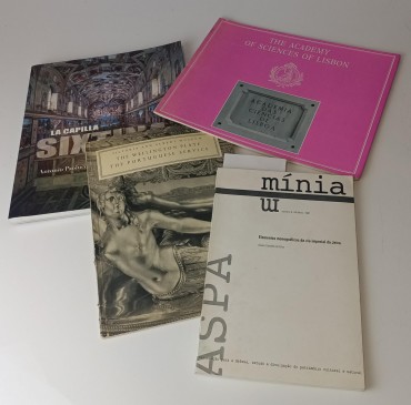 Lote de livros de arte