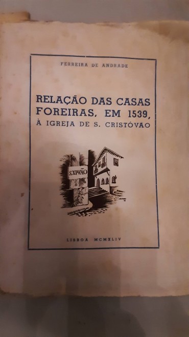 Relação das casas Foreiras, em 1539 à Igreja de S. Cristovão