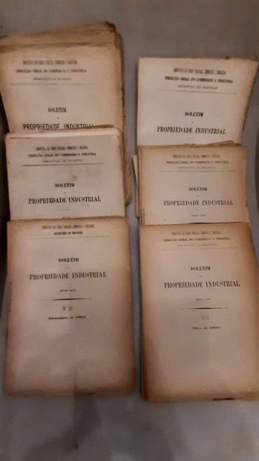 Conjunto de mais de 50 Boletins da Propriedade Industrial