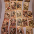 Conjunto de 30 Cartões desdobráveis e coleccionáveis em Castelhano