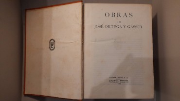 Grande Livro – Obras de José Ortega Y Gasset