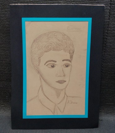 «Estudo para retrato» - A. OLIVEIRA (SÉC. XX)