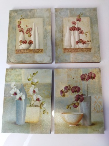 «Naturezas mortas» - F. DE VILLENEUVE (SÉC. XX)