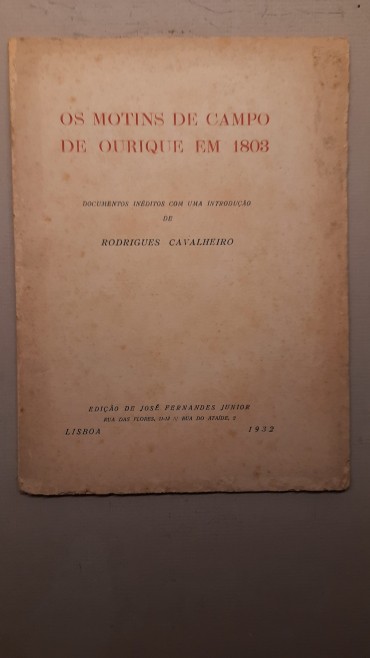 Os Motins de Campo de Ourique em 1803	