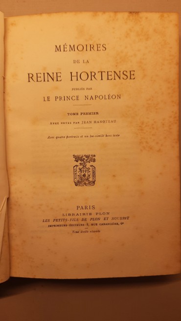 Mémoires de la Reine Hortense