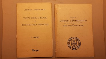 Dois (2) Livros de António Champalimaud	