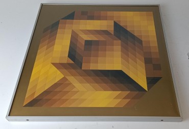 «Axo - 44 (1968)» - VICTOR VASARELY (1908-1997)