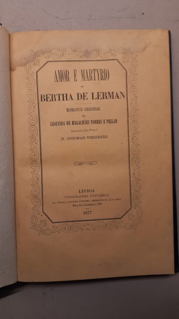 Amor e Martyrio ou Bertha de Lerman