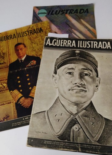  4 Revistas “A Guerra Ilustrada” 2ª Guerra Mundial – Maio e Agosto de 1942 e Maio e Junho de 1944           