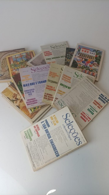 42 Revistas “Seleções do Reader’s Digest” Anos 80 (sinais de uso)                                    