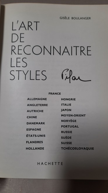 L´Art De Reconnaitre Les Styles
