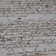 Manuscrito a Papel, 3 Fólios Cosidos