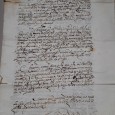 Manuscrito a Papel, 3 Fólios Cosidos