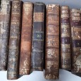 Conjunto de Nove (9) livros muito antigos