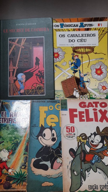 Cinco Livros de Banda Desenhada do Asterix